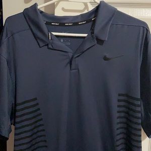 Blue Nike Gold Shirt,  Size:XL